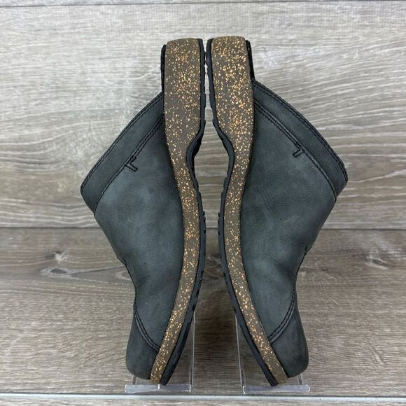 Teva Ventura Women’s Sz 6.5 Black Nubuck Slip-On Strap Comfort Loafer Mule Clog - Picture 9 of 12